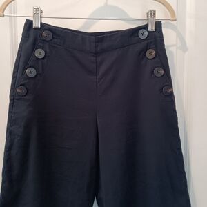 Ann Taylor Cropped Linen Pants - Size 0‎